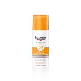 Eucerin Pigment Control tinted gel-krema za zaštitu kože lica od sunca SPF 50+, svijetla nijansa