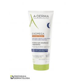 A-Derma Exomega Control Obnavljajuća emolijentna noćna krema