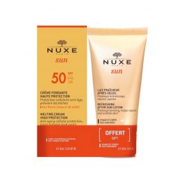 Nuxe topiva krema za sunčanje za lice SPF 50, 50 ml + Osvježavajući losion poslije sunčanja, 50ml
