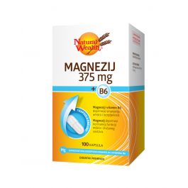 Natural Wealth Magnezij 375 mg + B6
