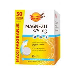 Natural Wealth Magnezij 375 mg +B1+B6+C MAXI PAKIRANJE