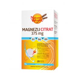 Natural Wealth Magnezij citrat 375 mg +B1+B6+B9