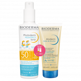Bioderma Photoderm Pediatrics Spray SPF50+ i Atoderm Huile de douche 100ml PROMO