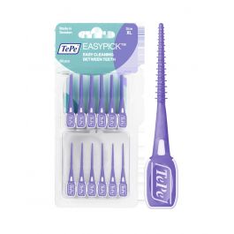 TePe EasyPick Silikonske zubne čačkalice vel. XL ljubičaste