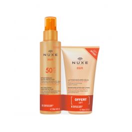 Nuxe topivi sprej za visoku zaštitu kože od sunca SPF 50, 150 ml + Osvježavajući losion poslije sunčanja, 100ml