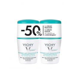Vichy Déodorant Roll-on protiv prekomjernog znojenja do 48h, 2x50 ml - PROMO